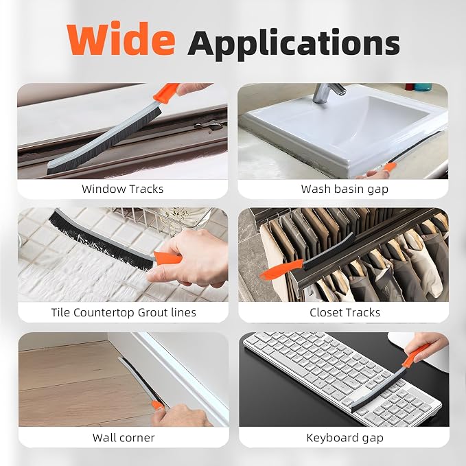 Hard Bristle Crevice Cleaning Brush - Image 6