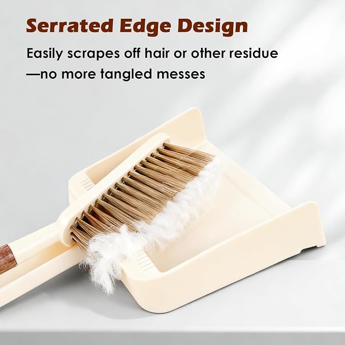 Hand Broom and Dustpan Set, Portable Small Dustpan and Brush Set - Image 5
