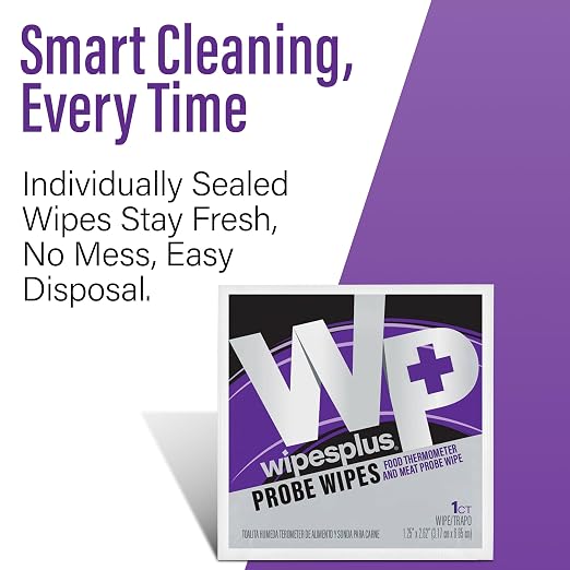 WIPESPLUS Probe Wipes, Thermometer Wipes, Meat Probe Wipe - Image 8