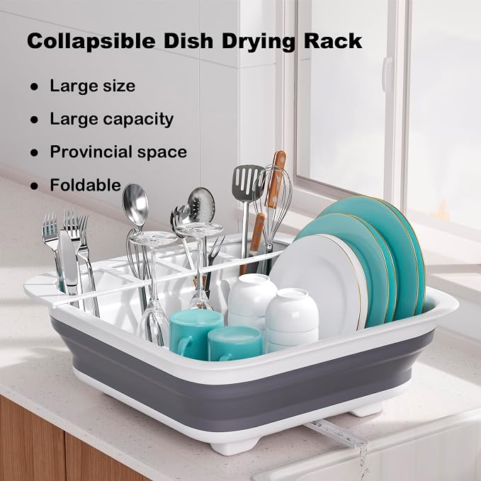 THANSTAR Collapsible Dish Drying Rack - Image 7
