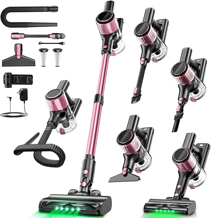 Cordless Vacuum Cleaner, 10 in 1 Stick Vacuum by Home