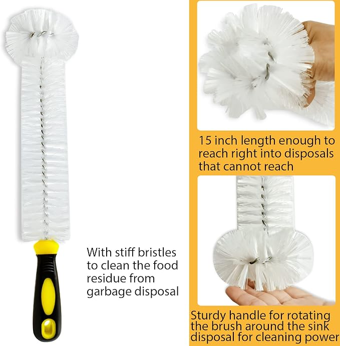 Garbage Disposal Cleaner Brush Garbage Disposal Brush Cleaning Brush Disposer - Image 3