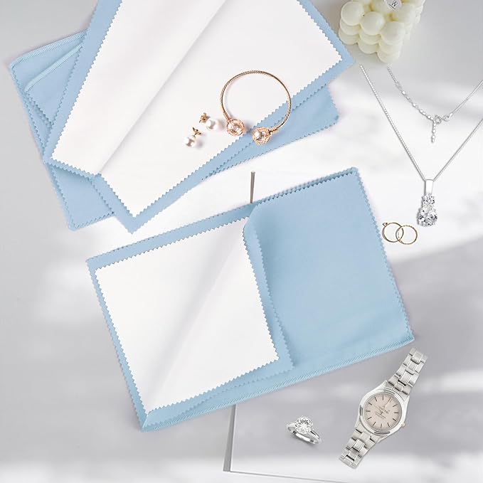 3 Pcs Silver Polishing Cloth, Large 10" X 12.5" Jewelry Cleaner Cloth, Soft - Image 6