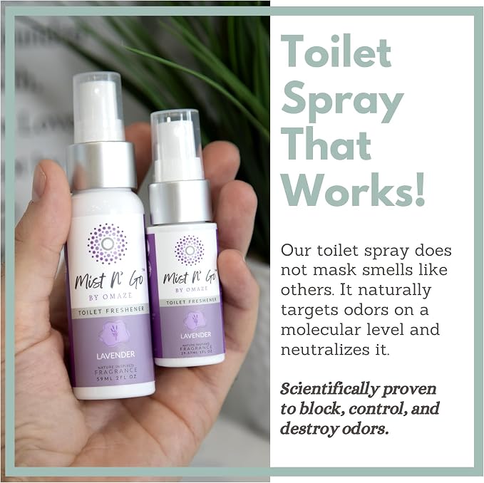 Mist N’ Go by Omaze Travel Bathroom Spray - Image 3