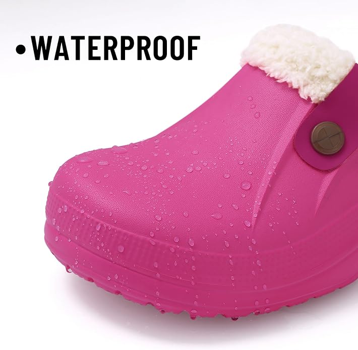 Beslip Classic Fur Lined Clogs Waterproof Winter Fuzzy Slippers - Image 4