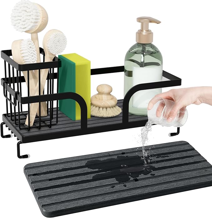 Sponge Holder for Kitchen Sink, Sink Caddy Organizers - Image 8