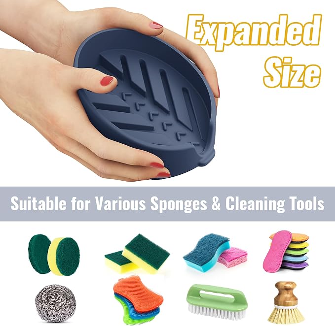 NiHome Silicone Sponge Holder Compatible - Image 4