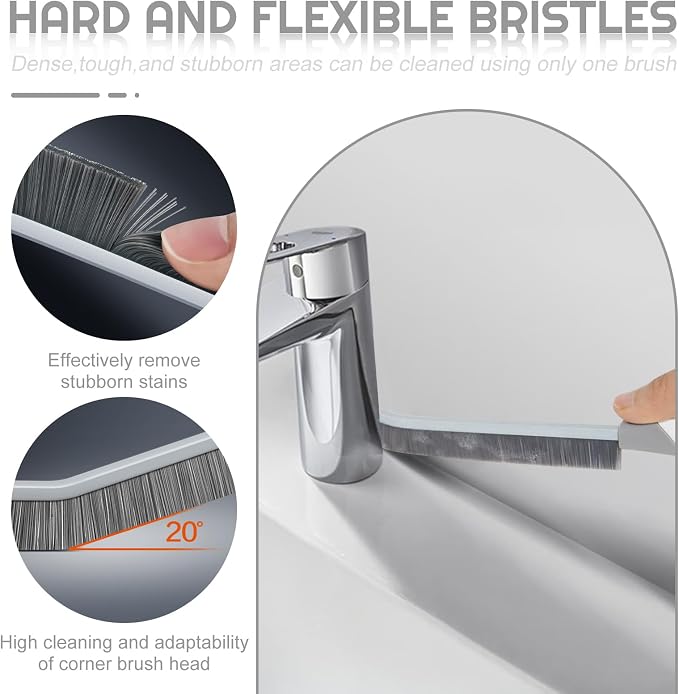 Crevice Cleaning Brush Bathroom Tile Groove Gap Cleaning Brush Premium Crevice - Image 3