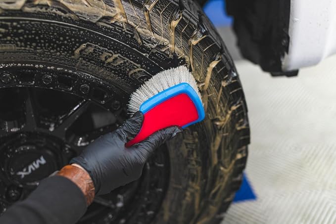 Detail Factory - ProGrip XL Tire Brush - Ergonomic ProGrip Handle, Stiff - Image 3