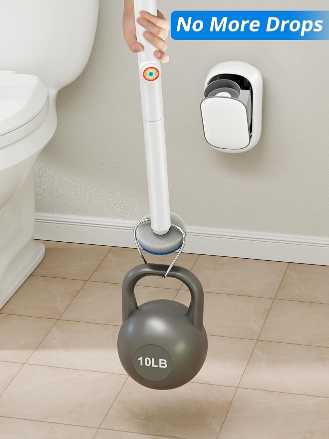 Toilet Cleaner Wand, Disposable Toilet Brush and Holder Set, Toilet Bowl - Image 5