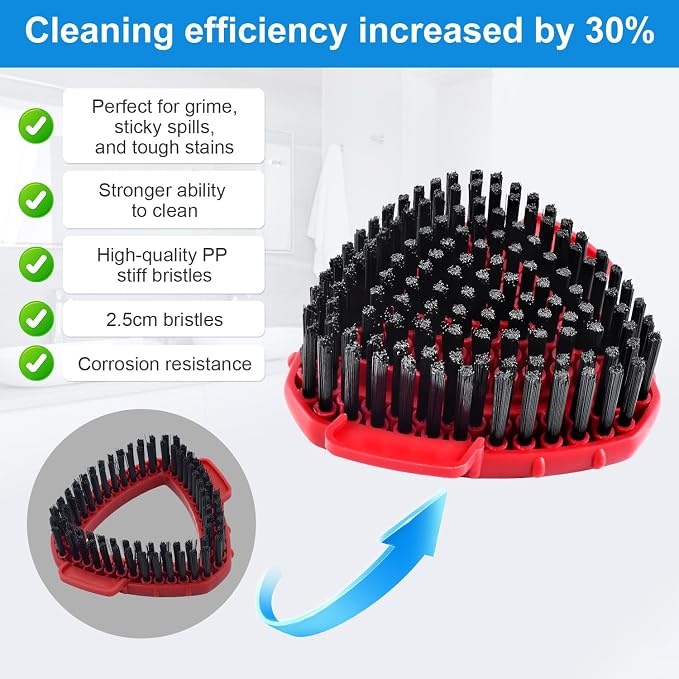 2 Pack Upgrade Scrub Brush Replace Heads Compatible - Image 8