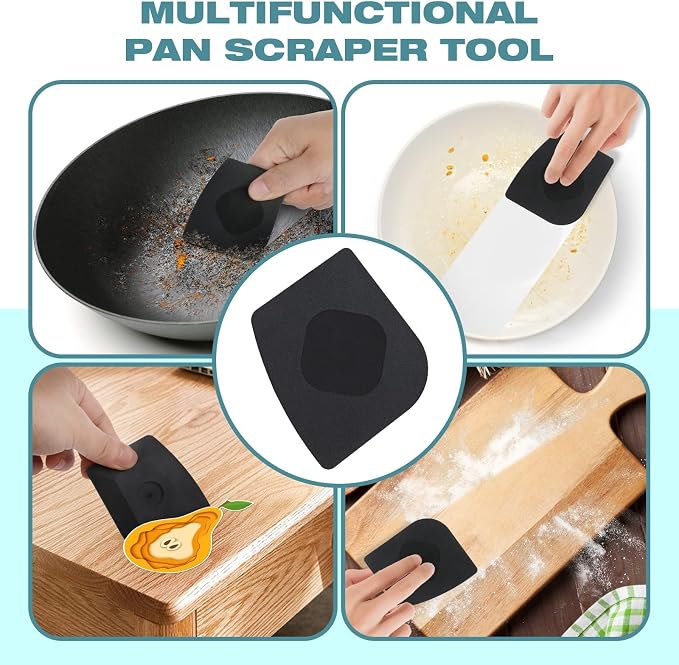 Cast Iron Scrubber | Dish Scrub Brush | 316 Cleaner Chainmail Scrubber - Image 5
