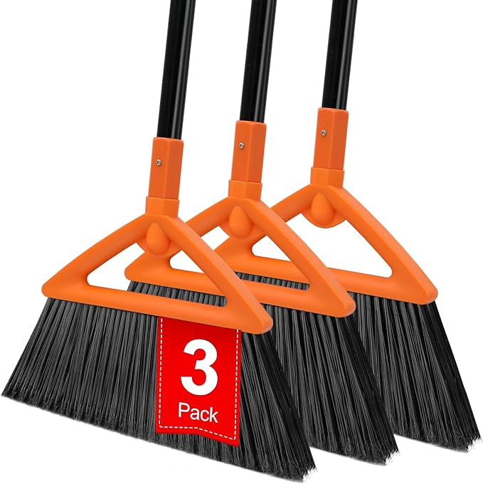 3 Pack Outdoor Indoor Broom, Brooms by SZJYHQY
