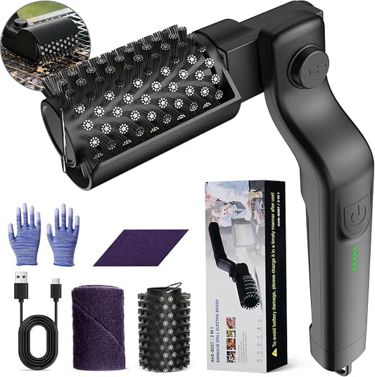 Electric Grill Brush, Rechargeable Grill Cleaner by Unknown