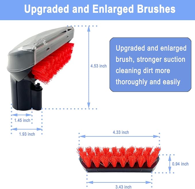 Upgraded 1400B Little Green 5.3" Detachable Tough Stain Brush Tool Replacement - Image 6