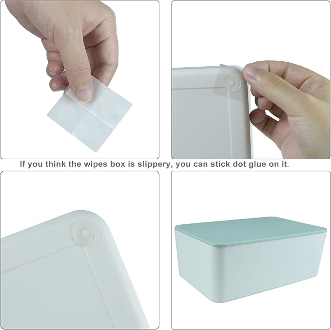 Diaper Wipes Dispenser, Tissue Storage Box Case, Wet Wipe Dispenser Holder - Image 6