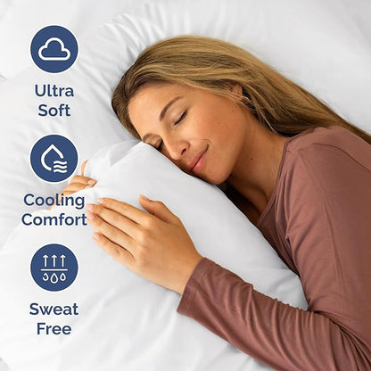 Cot Sheet Set 25” x 75” – Easy-Fit Cot Size Mattress Sheets – Ideal for Narrow Twin, Camper Bunk, RVs, Twin Bunks, Day Care and Camping Cots - Cot Size Fitted Sheet fits 6” to 10” Mattresses – White