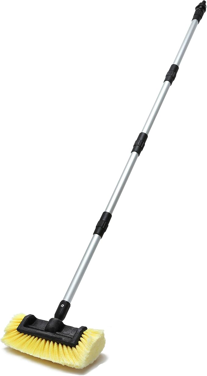 60" Car Wash Brush with Long Handle Soft Bristle Scrub Cleaning Mop with - Image 2