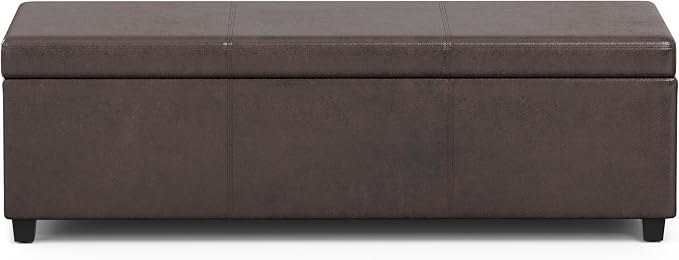 SIMPLIHOME Avalon 54 inch Wide Contemporary Rectangle Extra Large Storage - Image 5