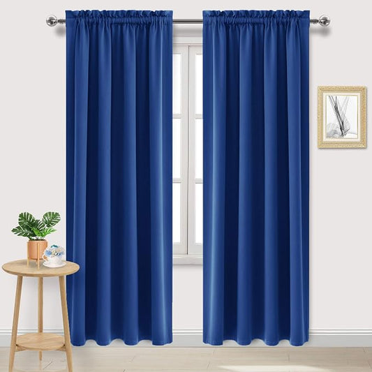 DWCN Blackout Curtains Room Darkening Thermal Insulated Bedroom Curtains Window by DWCN