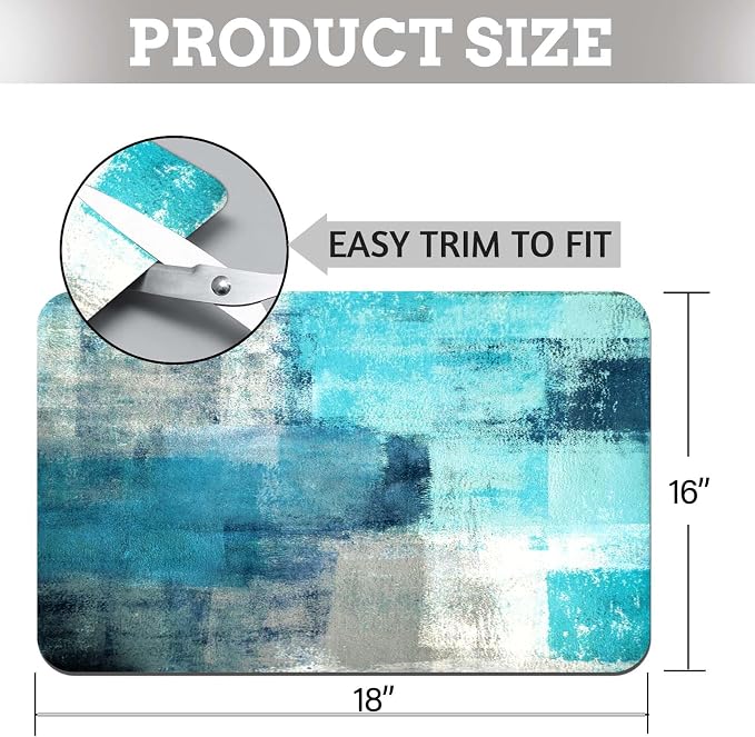 MCALK Turquoise Dish Drying Mat - Image 6