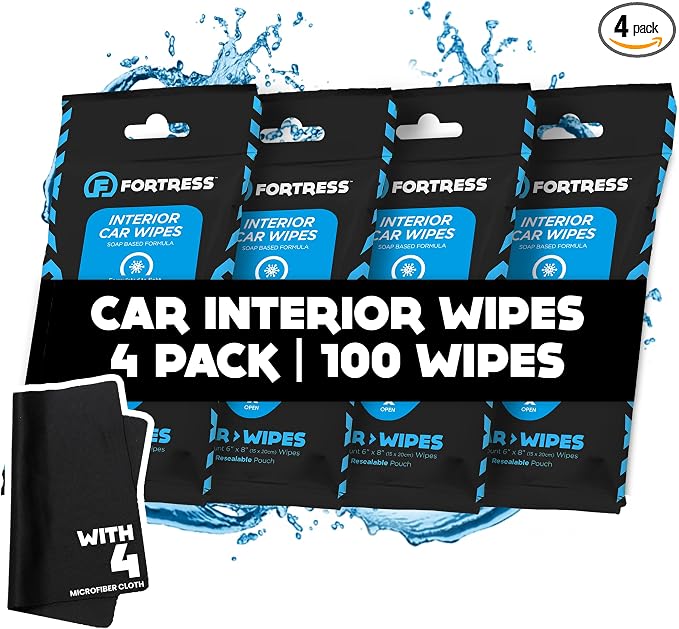 Fortress Car Interior Wipes by Fortress