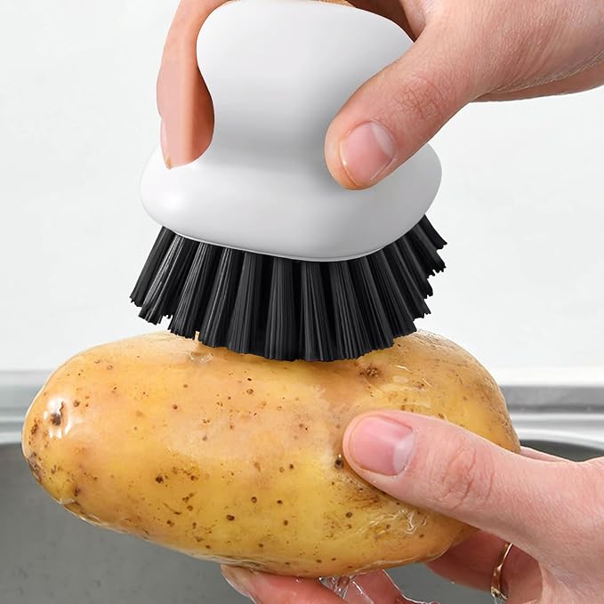 2Pack Dish Scrub Brush, Palm Brush Dish Scrubber - Image 6