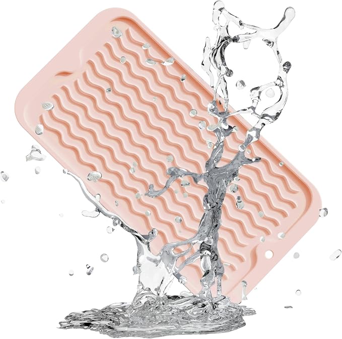 ZLR Silicone Dish Drying Mat for Kitchen Counter, Eco-Friendly Fast Dry Dish Mat by ZLR