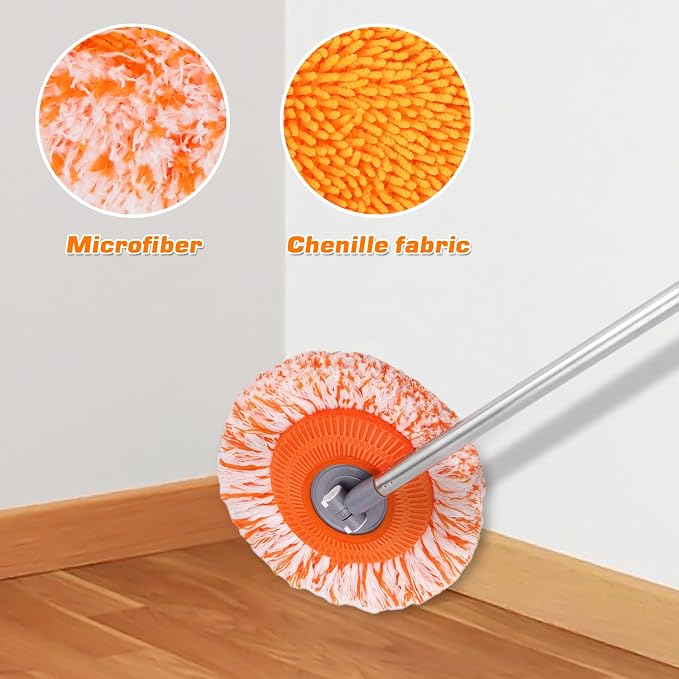 Wall Mop, Primium 68” Wall Cleaner, High-Quality Baseboard Cleaner, - Image 4
