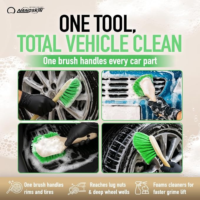 Nanoskin Pro-Grade 8.5" Car Detailing Brush - Image 5