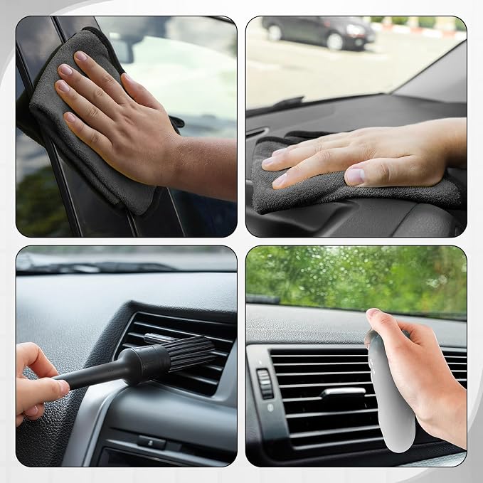 16 Pcs Windshield Cleaner Tool, Car Cleaning Kit - Image 7