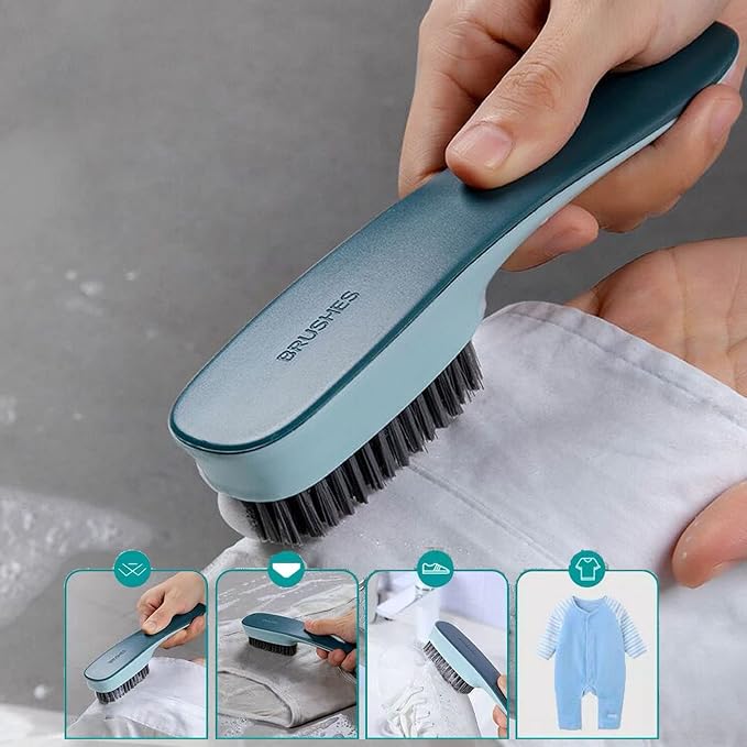 Laundry Scrub Brush 2 Pack Soft Bristle Brush - Image 4
