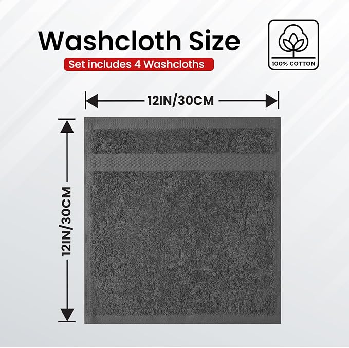 Infinitee Xclusives Luxury Wash Cloths - Image 3