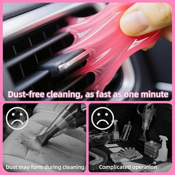 ColorCoral Car Cleaning Gel Reusable Car Clean Putty 4Pack - Image 6