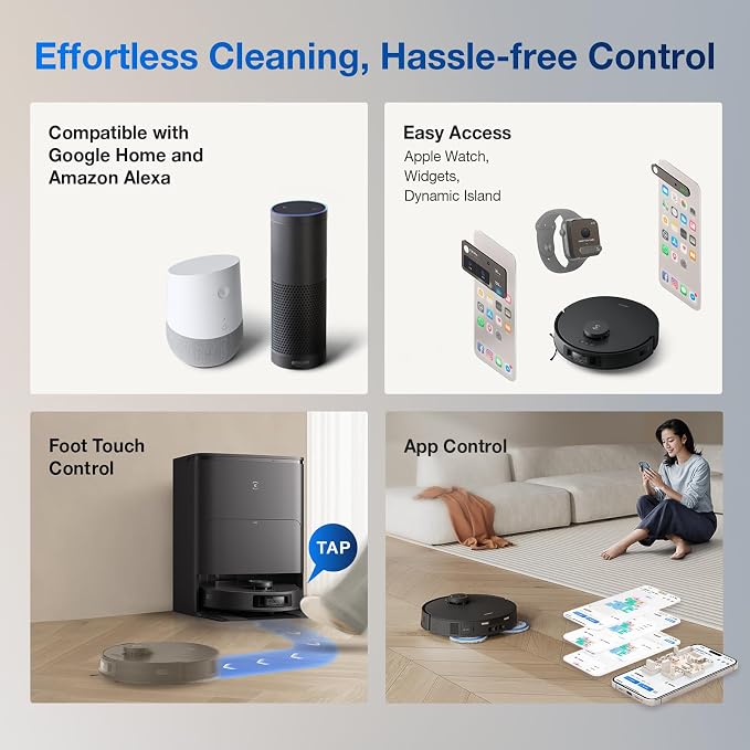 ECOVACS DEEBOT T30S AI Care Robot Vacuum and Mop, TruEdge Adaptive Edge Mopping - Image 9