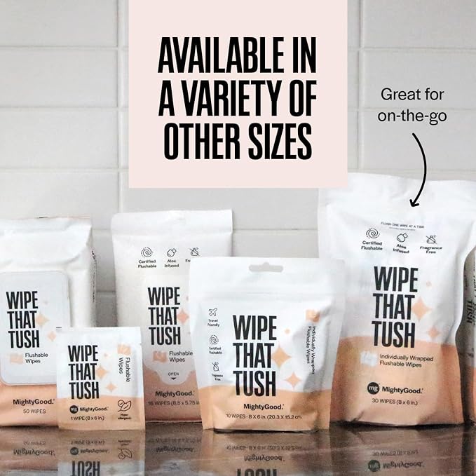Wipe That Tush On-The-Go Flushable Wipes - Image 8