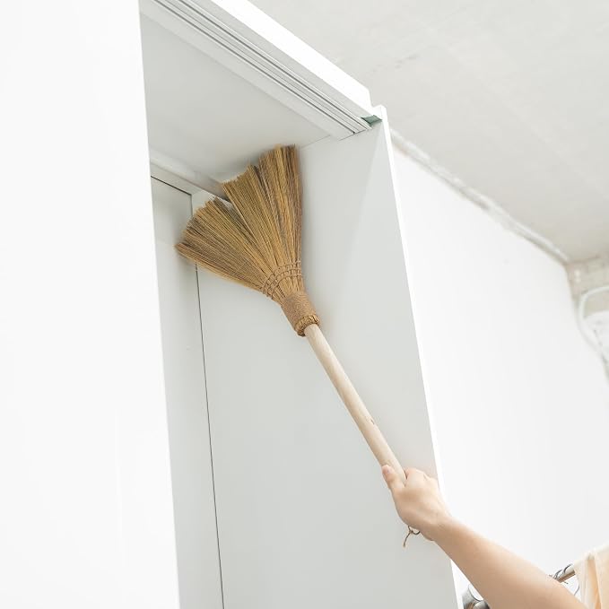 Natural Whisk Sweeping Hand Handle Broom - Image 9