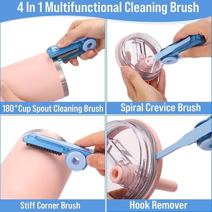 XANGNIER 5 Pcs Water Bottle Cleaner Brush Set - Image 3