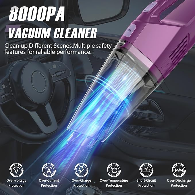 Handheld Vacuum Cordless – Car Vac Portable - Image 3