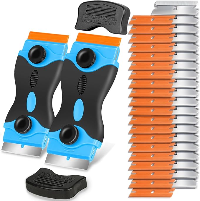 Plastic Razor Blade Scraper Double Ended by Nalisence