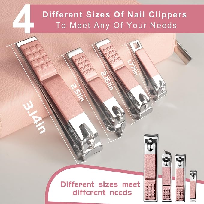 Manicure Set 30 in 1 Nail Clipper set, fingernail & toenail clippers, Manicure - Image 4