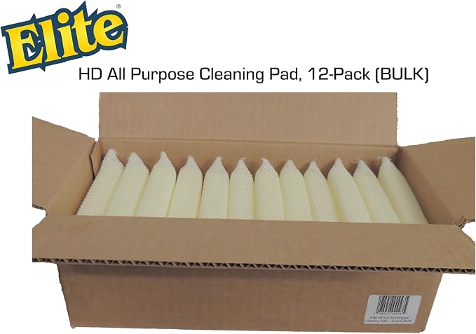 Elite HD All Purpose Cleaning Pad, 12 Pack, Non Scratch, Dish Sponge, Made in - Image 7