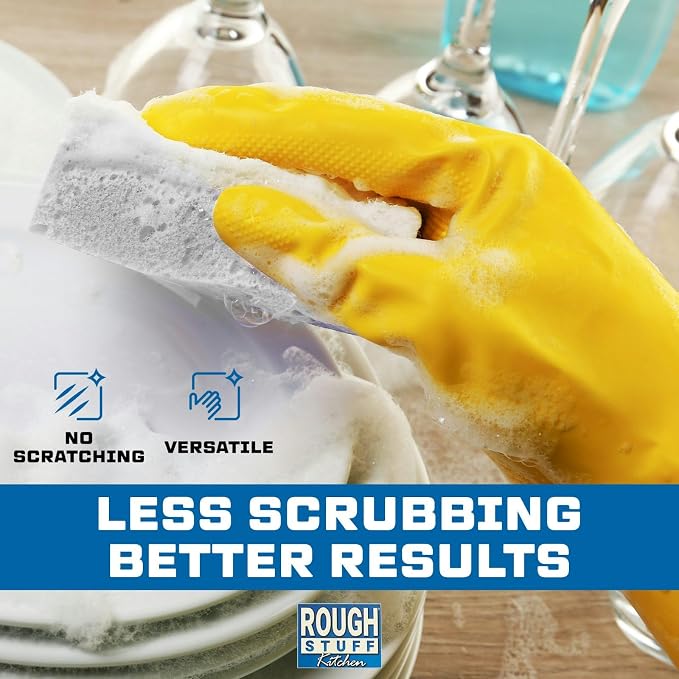 Kitchen Magic Cleaning Eraser Sponge Foam Pads, Non-Scratch Scrub Sponge - Image 5
