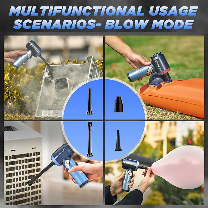 Saker Portable Car Vacuum Cleaner Cordless High Power 17000PA 3 in 1 Foldable - Image 3
