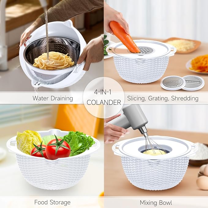 4-1 Colander with Bowl Set - Image 2