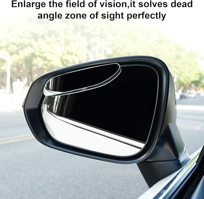 LivTee Long Blind Spot Mirror, Strip HD Glass Frameless Convex Rear View - Image 7