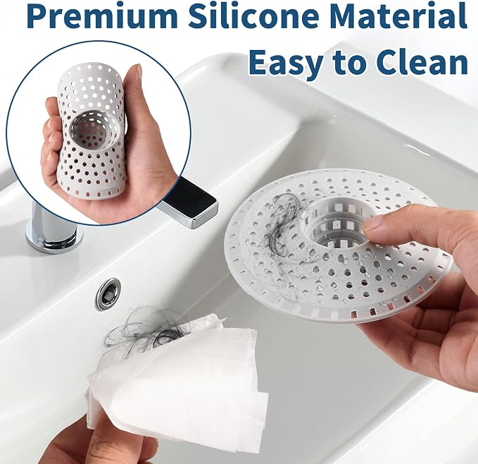 Bathtub Drain Hair Catcher, Tub Shower Drain Hair Trap/Strainer - Image 5
