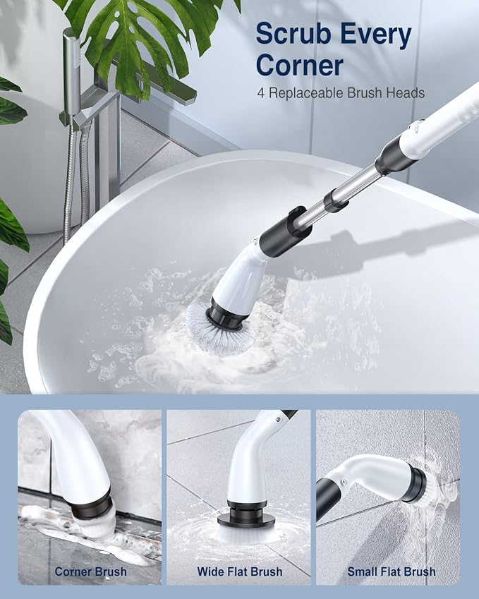LABIGO Electric Spin Scrubber LA1 Pro, Cordless Spin Scrubber - Image 4
