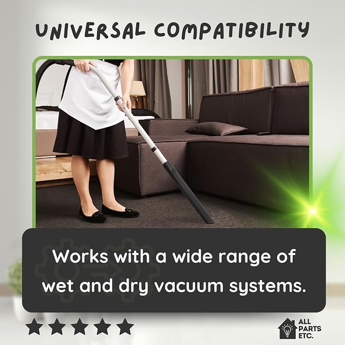 Crevice Tool for Vacuum Cleaners, 1.25-inch Wet/Dry Vacuum Attachment, - Image 4