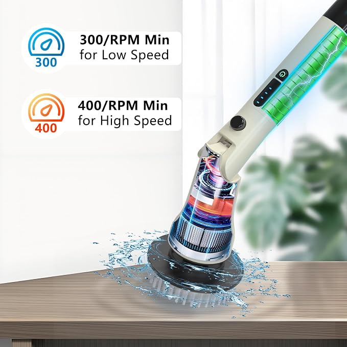 Electric Spin Scrubber, Hillyfe Bath Scrubber - Image 3